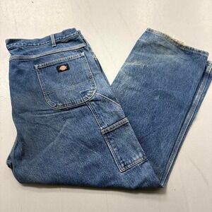 Vintage Dickies Carpenter Jeans – Baggy Workwear Fit 44x32